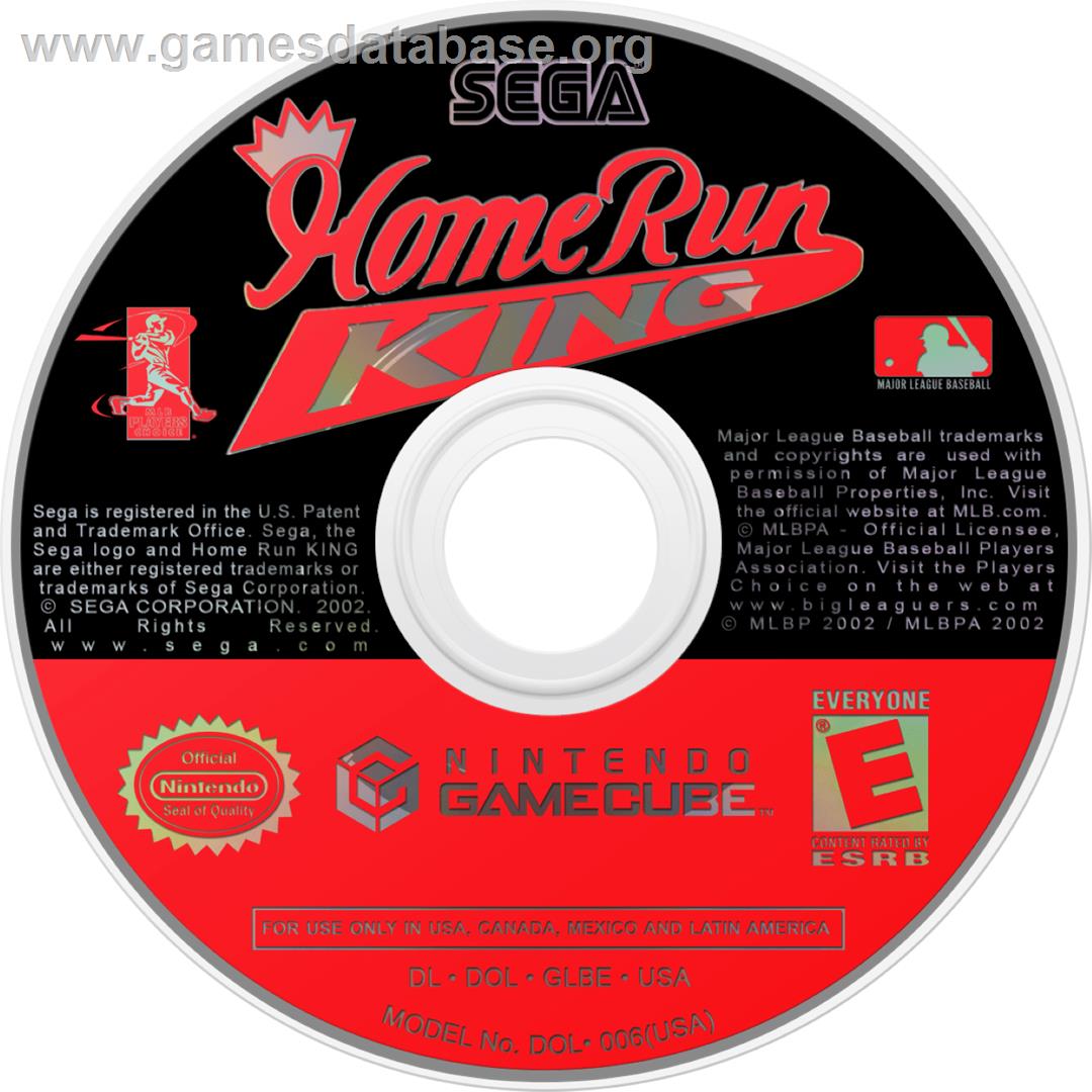 Home Run King - Nintendo GameCube - Artwork - Cartridge