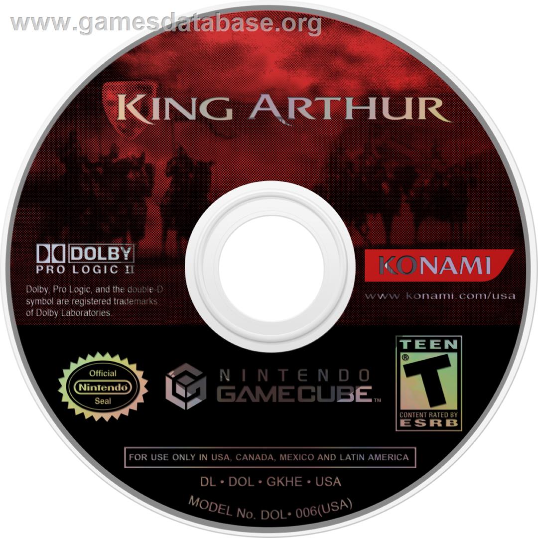 King Arthur - Nintendo GameCube - Artwork - Cartridge