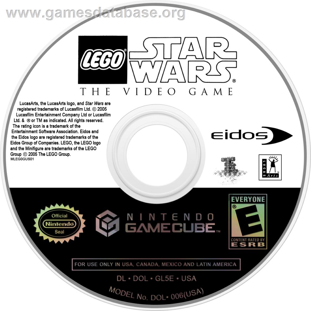 LEGO Star Wars: The Video Game - Nintendo GameCube - Artwork - Cartridge