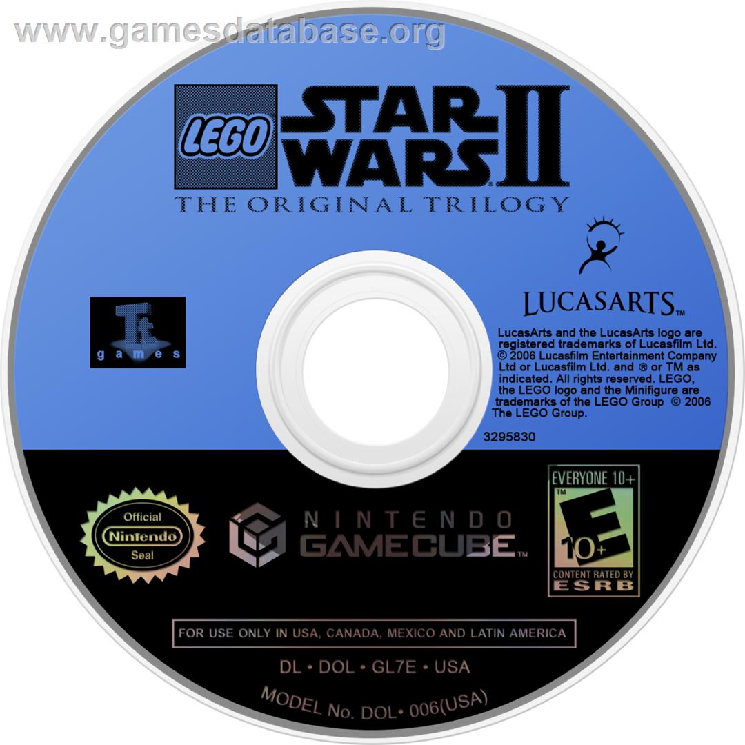 Lego Star Wars 2 - The Original Trilogy - Nintendo GameCube - Artwork - Cartridge