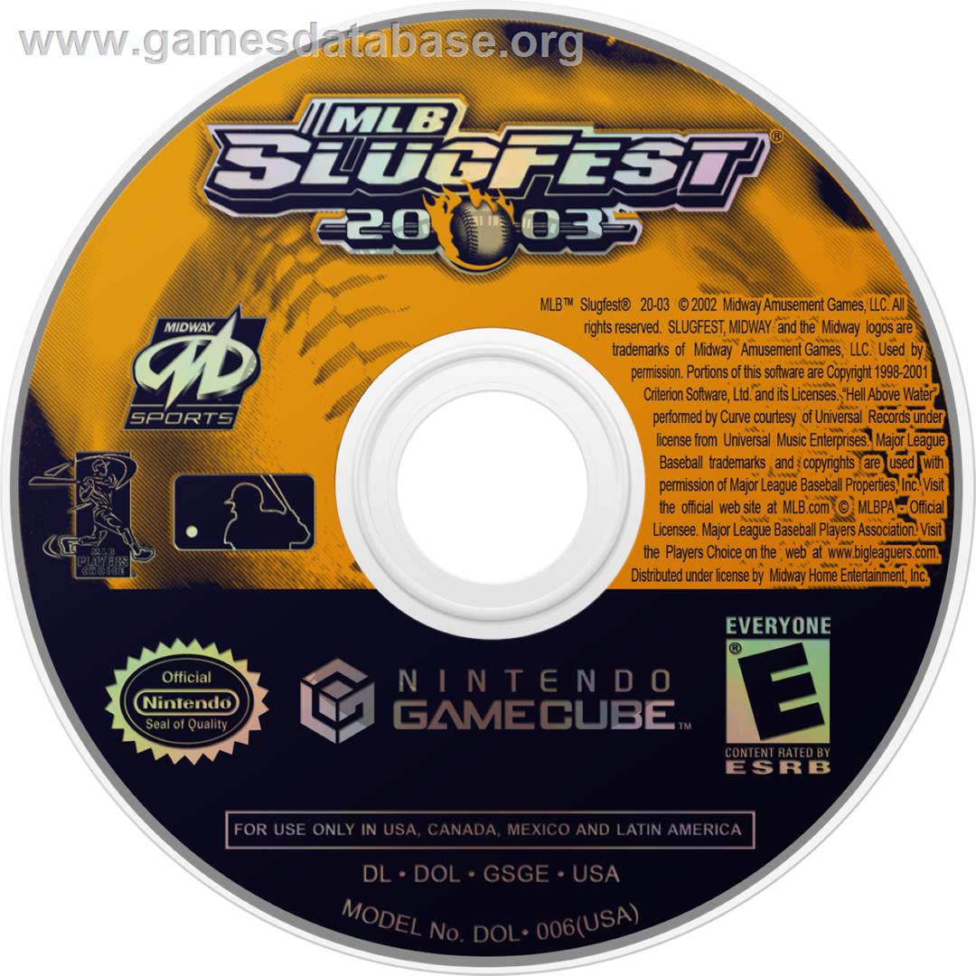 MLB SlugFest 20-03 - Nintendo GameCube - Artwork - Cartridge