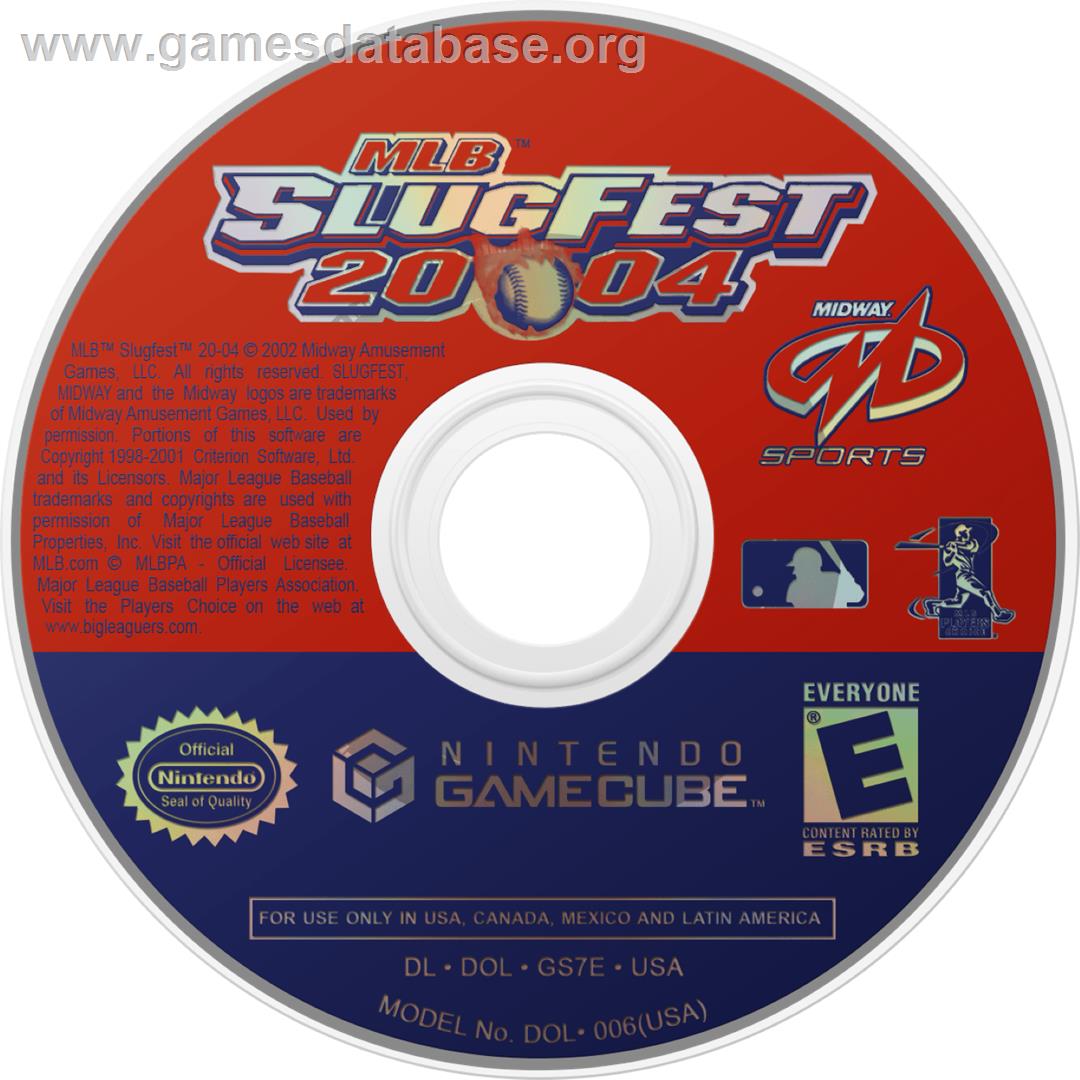 MLB SlugFest 20-04 - Nintendo GameCube - Artwork - Cartridge