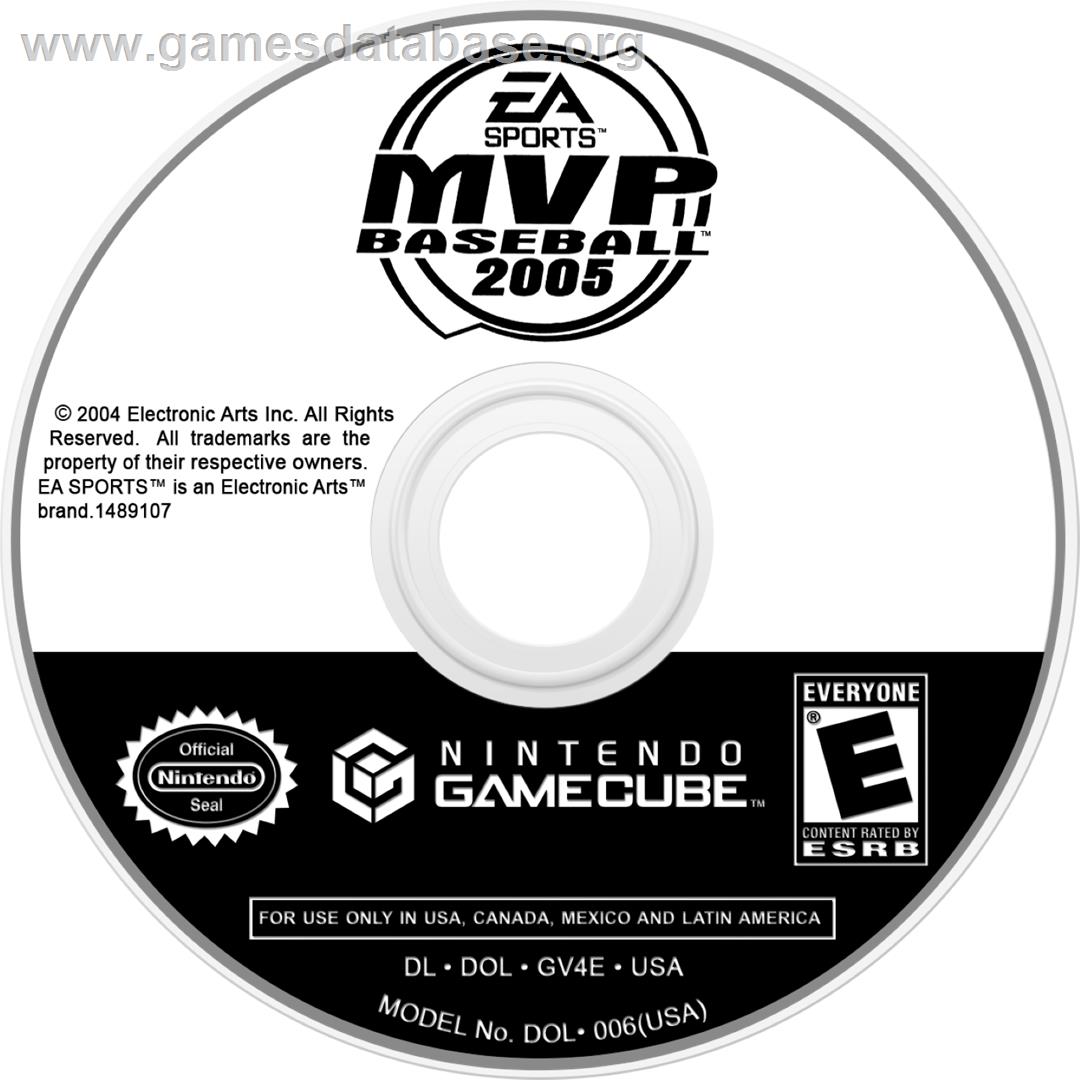 MVP Baseball 2005 - Nintendo GameCube - Artwork - Cartridge