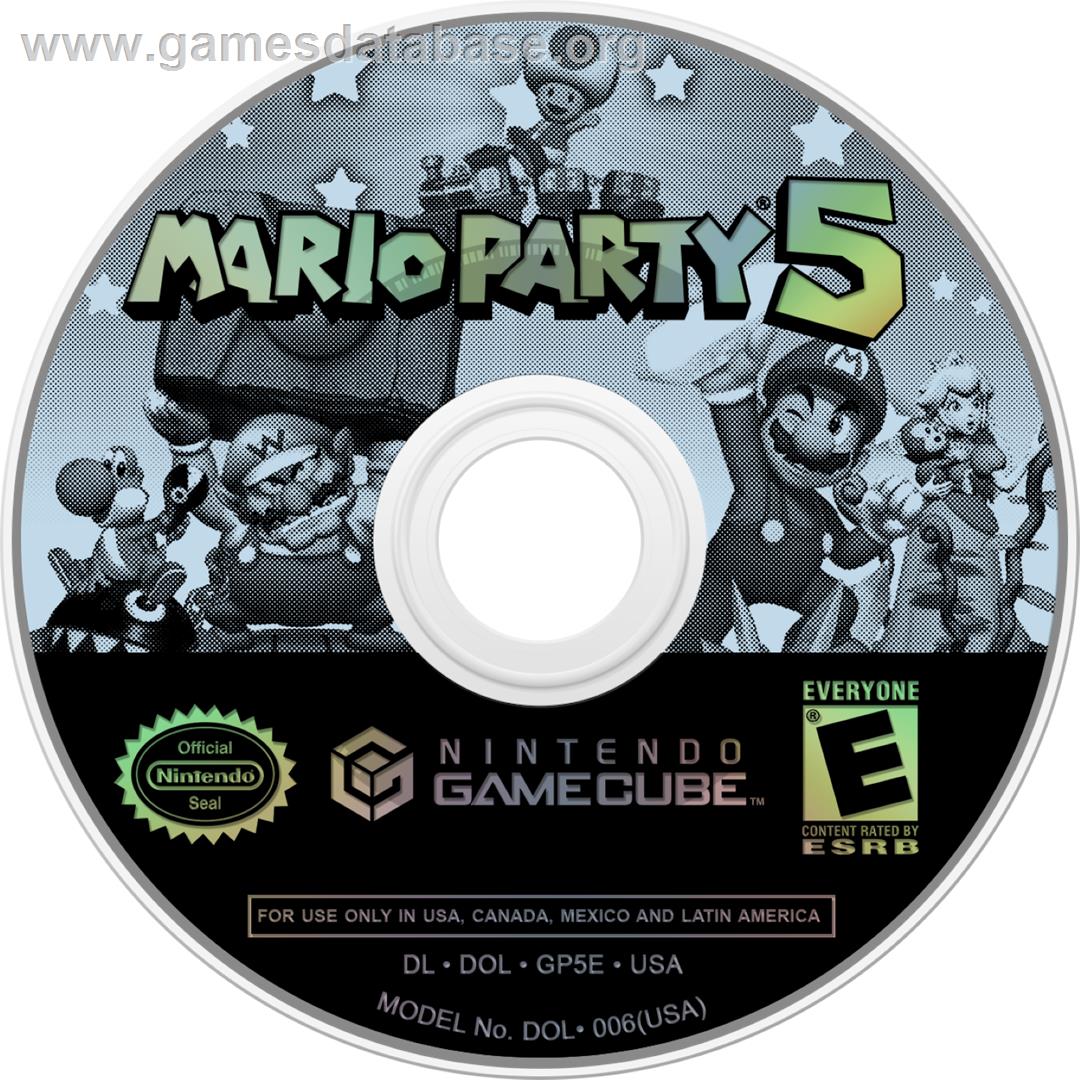 Mario Party 5 - Nintendo GameCube - Artwork - Cartridge