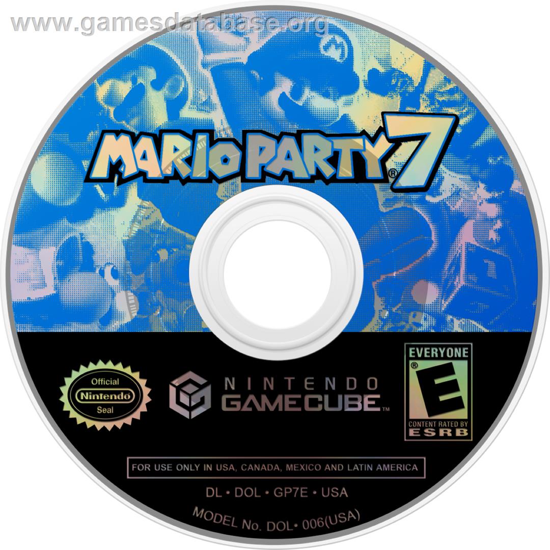Mario Party 7 - Nintendo GameCube - Artwork - Cartridge