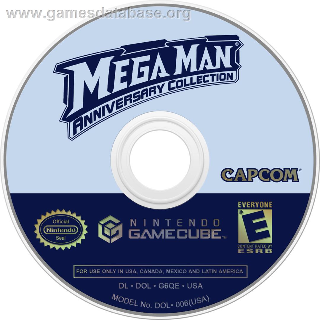 Mega Man Anniversary Collection - Nintendo GameCube - Artwork - Cartridge