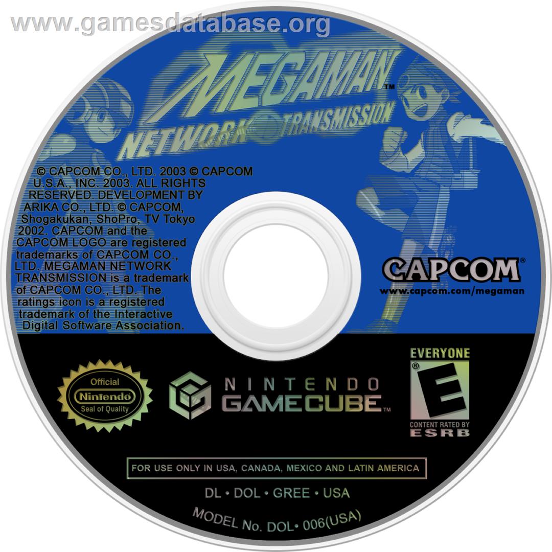 Mega Man Network Transmission - Nintendo GameCube - Artwork - Cartridge