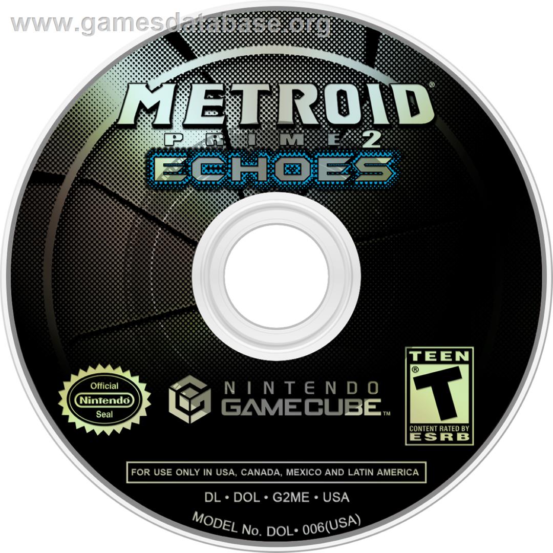 Metroid Prime 2: Echoes - Nintendo GameCube - Artwork - Cartridge