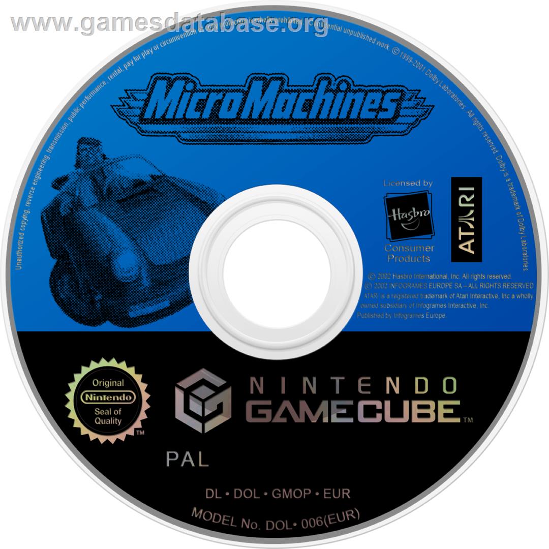 Micro Machines - Nintendo GameCube - Artwork - Cartridge