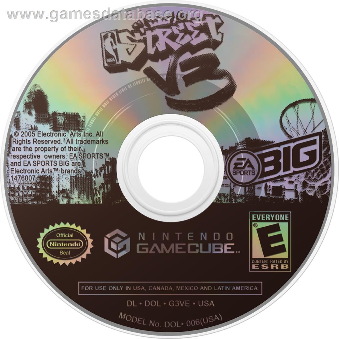 NBA Street V3 - Nintendo GameCube - Artwork - Cartridge