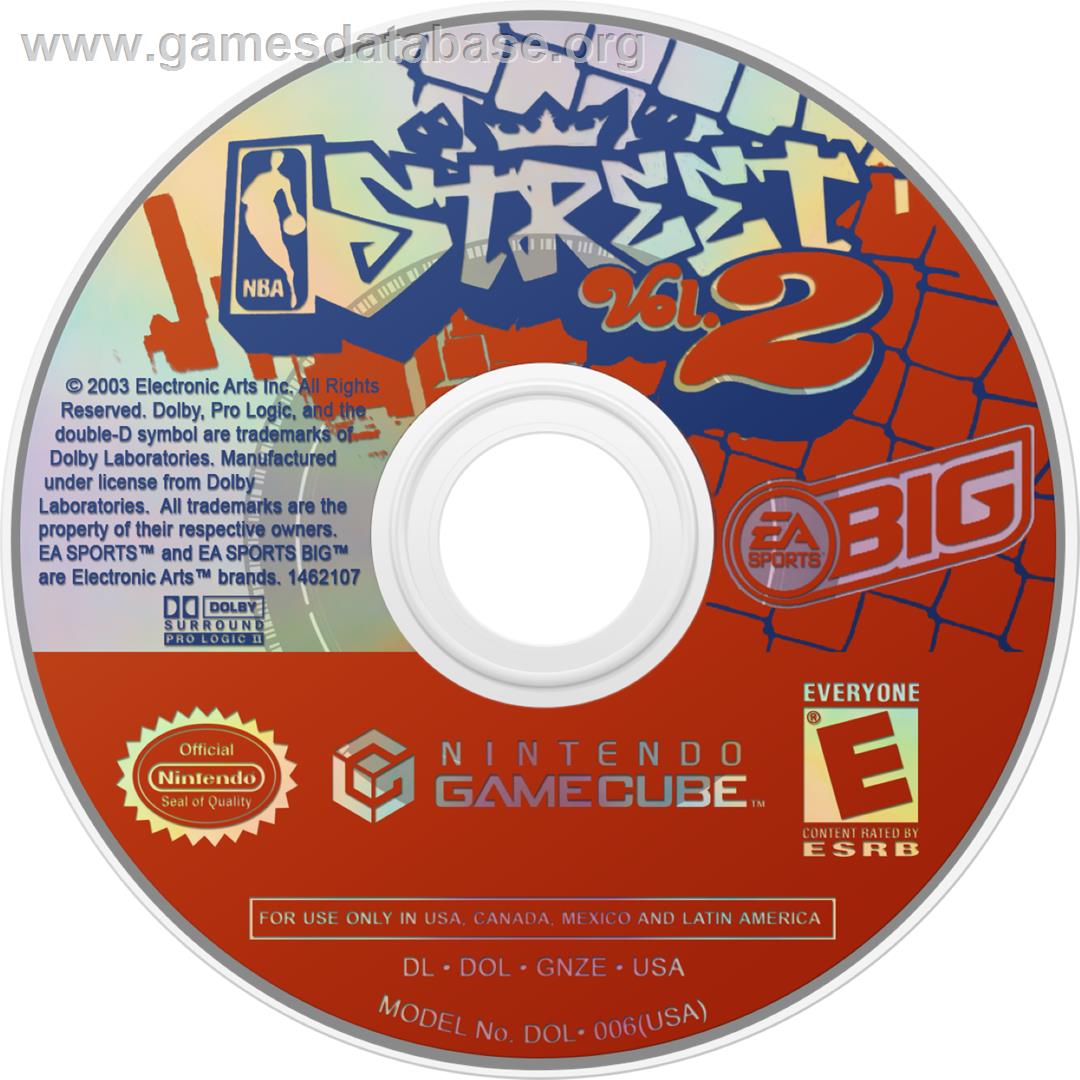 NBA Street Vol. 2 - Nintendo GameCube - Artwork - Cartridge