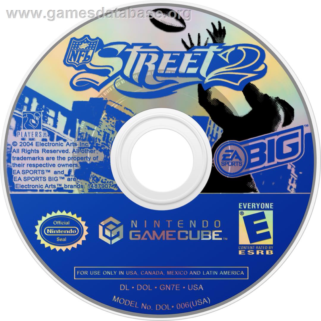 NFL Street 2 - Nintendo GameCube - Artwork - Cartridge