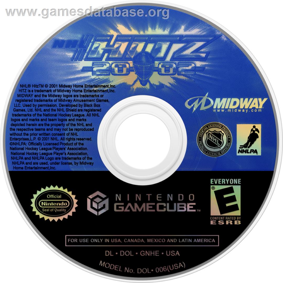 NHL Hitz 20-02 - Nintendo GameCube - Artwork - Cartridge
