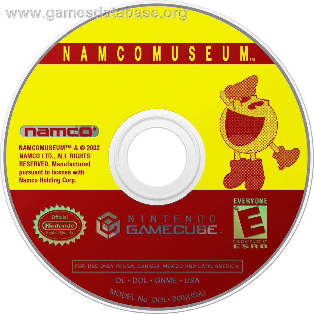 Namco Museum - Nintendo GameCube - Artwork - Cartridge