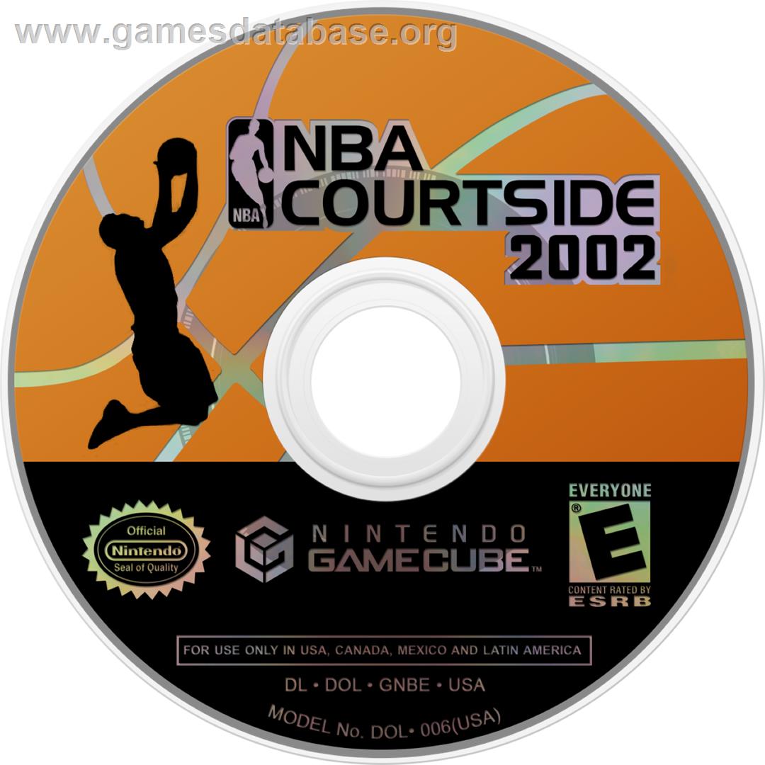 Nba Courtside 2002 - Nintendo GameCube - Artwork - Cartridge