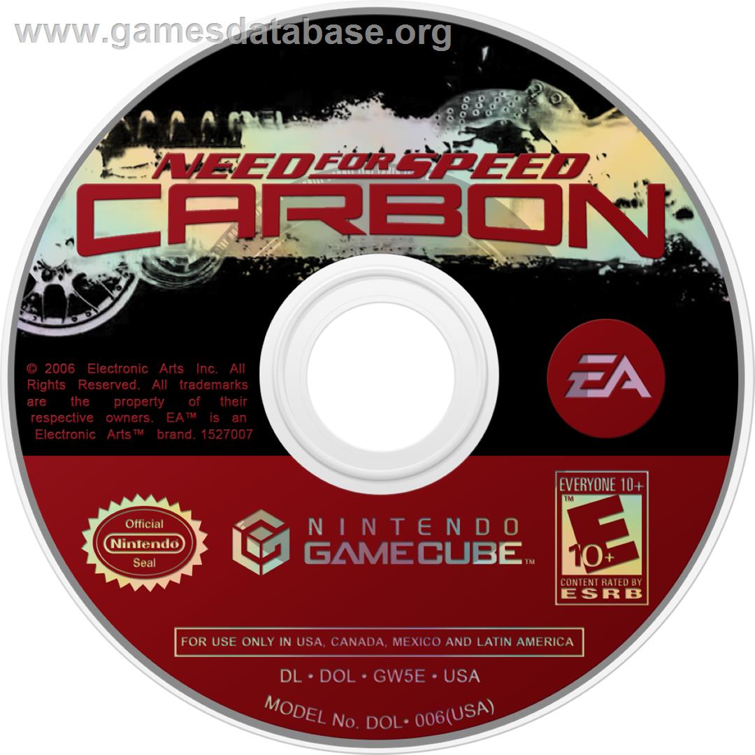 Need for Speed: Carbon - Nintendo GameCube - Artwork - Cartridge