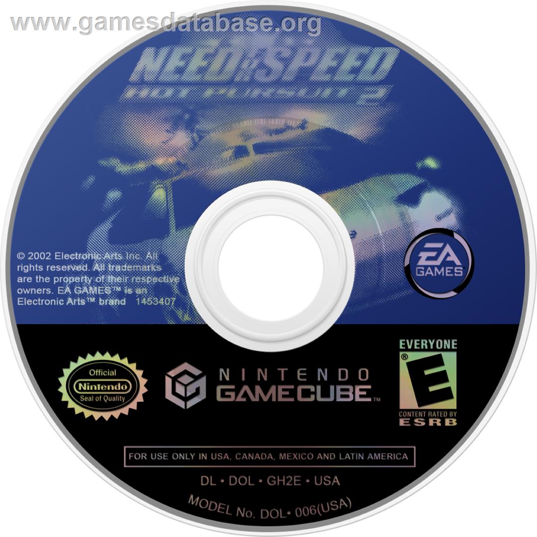 Need for Speed: Hot Pursuit 2 - Nintendo GameCube - Artwork - Cartridge