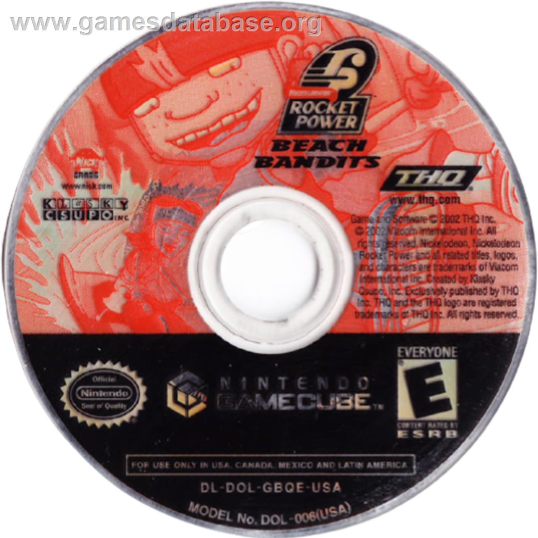 Nickelodeon: Rocket Power - Beach Bandits - Nintendo GameCube - Artwork - Cartridge