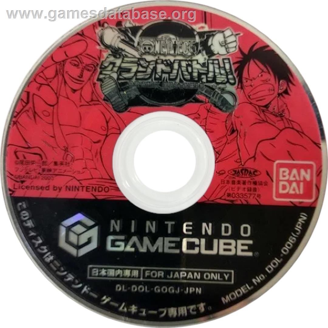 One Piece: Grand Battle - Nintendo GameCube - Artwork - Cartridge