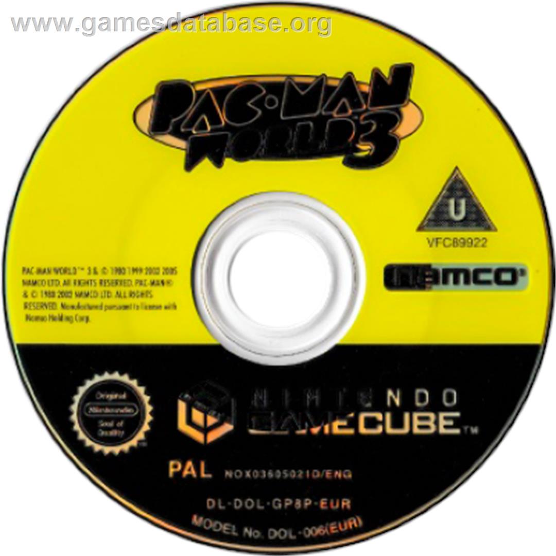 Pac-Man World 3 - Nintendo GameCube - Artwork - Cartridge