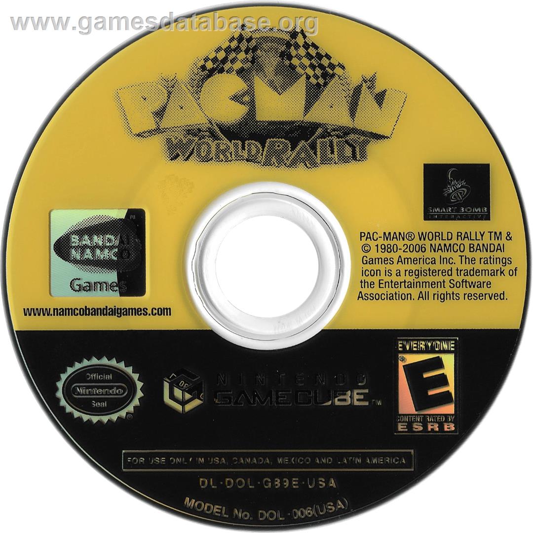 Pac-Man World Rally - Nintendo GameCube - Artwork - Cartridge