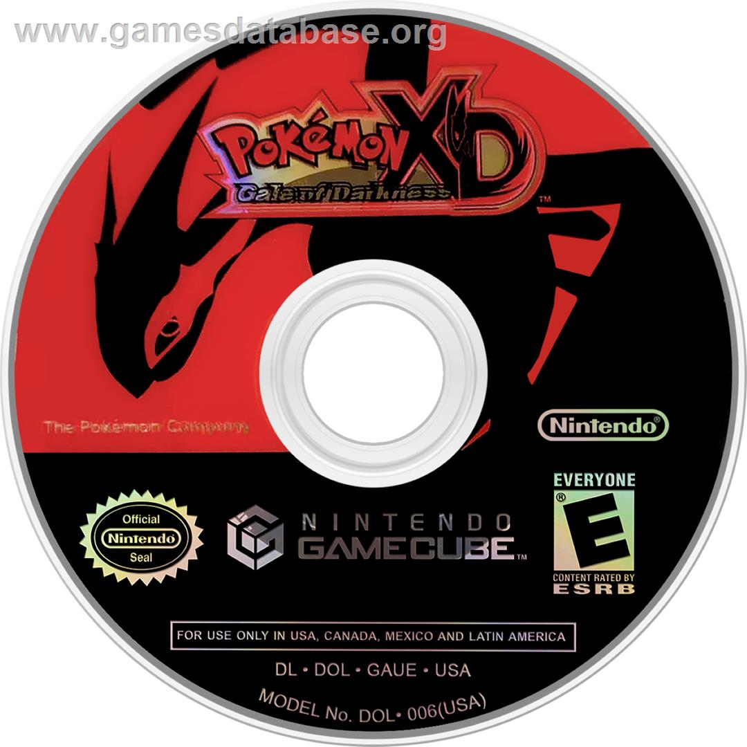 Pokemon XD: Gale of Darkness - Nintendo GameCube - Artwork - Cartridge