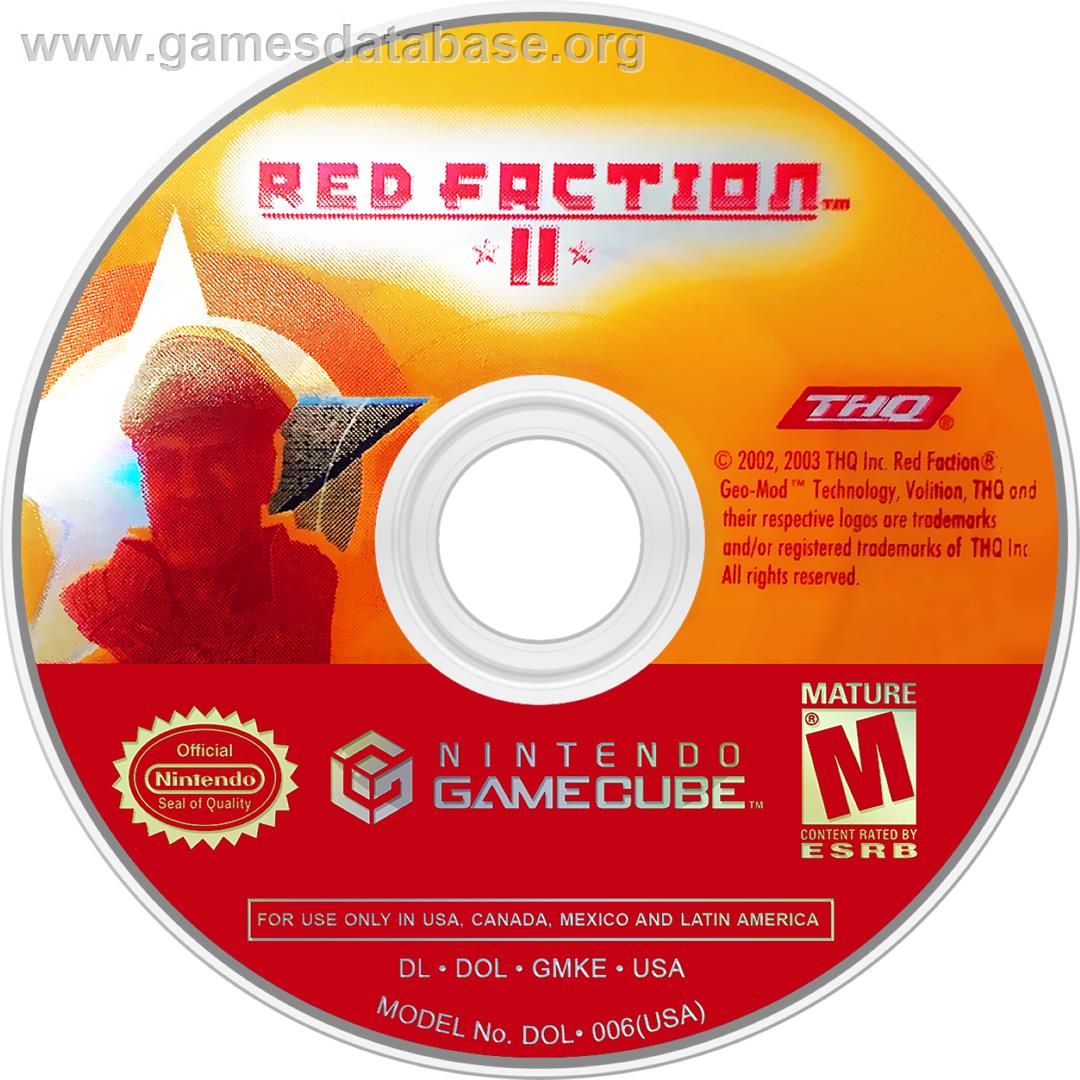 Red Faction 2 - Nintendo GameCube - Artwork - Cartridge