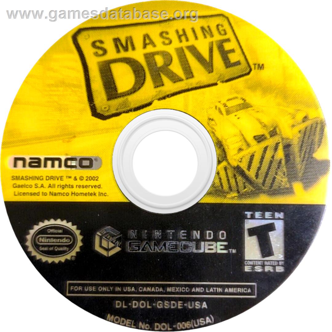 Smashing Drive - Nintendo GameCube - Artwork - Cartridge