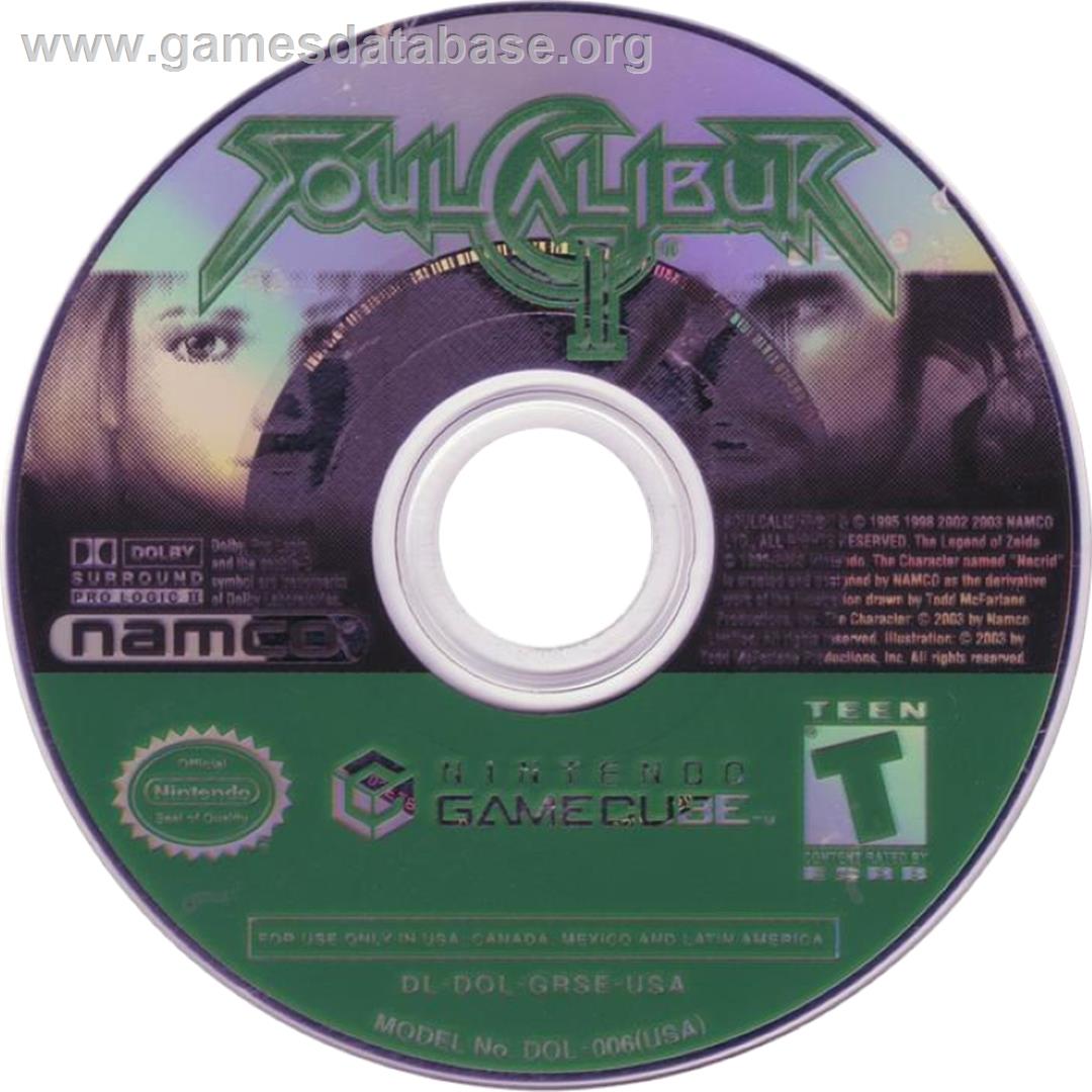 SoulCalibur 2 - Nintendo GameCube - Artwork - Cartridge