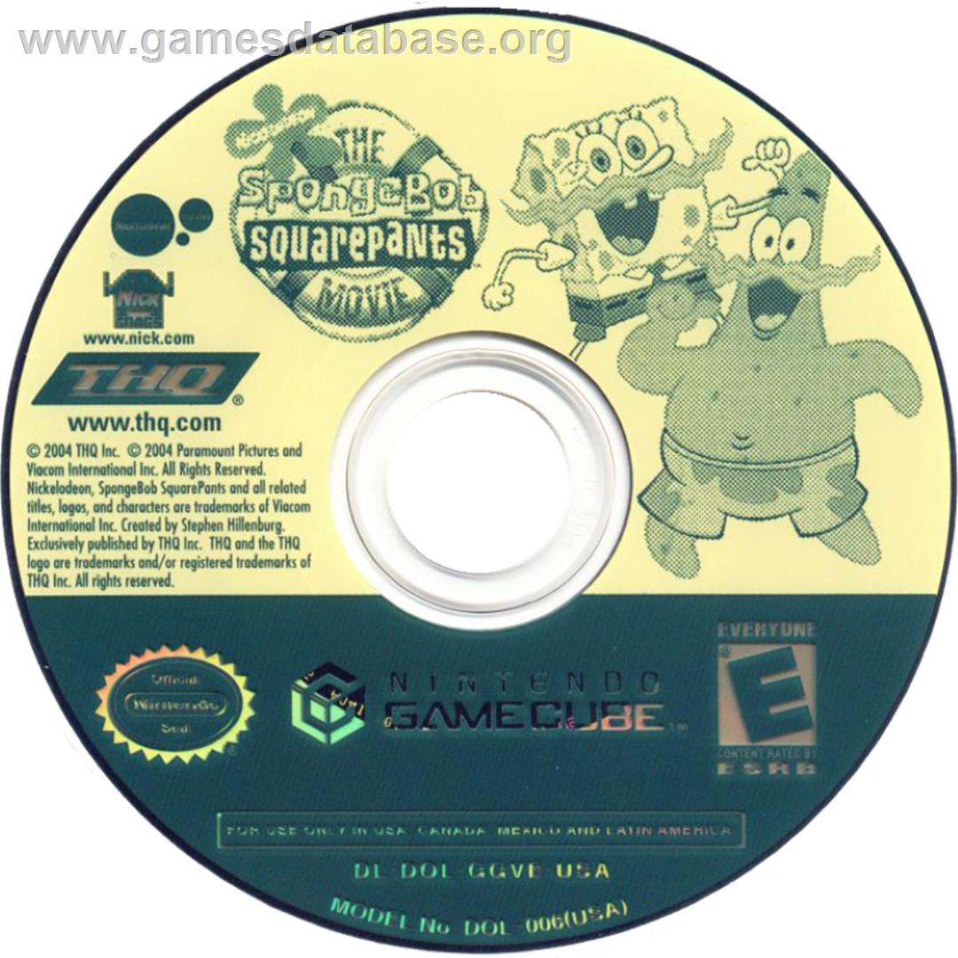 Spongebob Squarepants Movie, The - Nintendo GameCube - Artwork - Cartridge