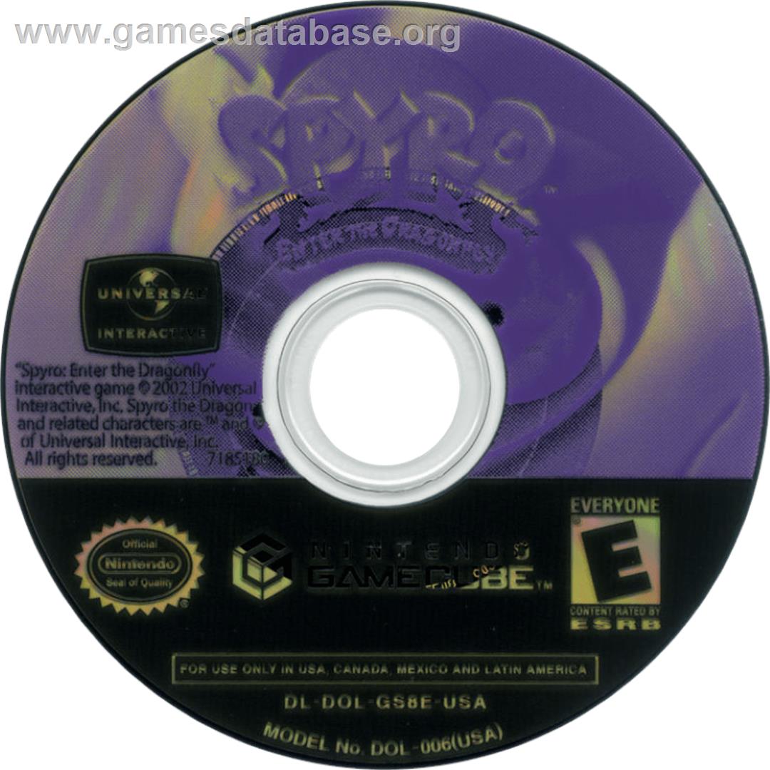 Spyro: Enter the Dragonfly - Nintendo GameCube - Artwork - Cartridge