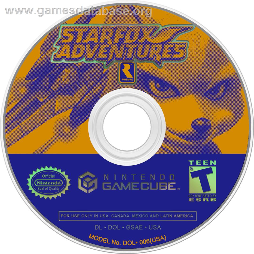 Star Fox Adventures - Nintendo GameCube - Artwork - Cartridge