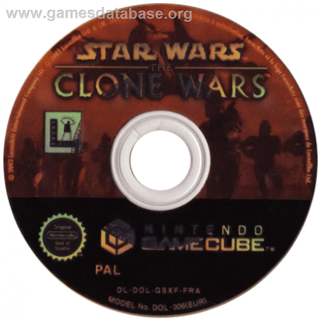 Star Wars - The Clone Wars - Nintendo GameCube - Artwork - Cartridge