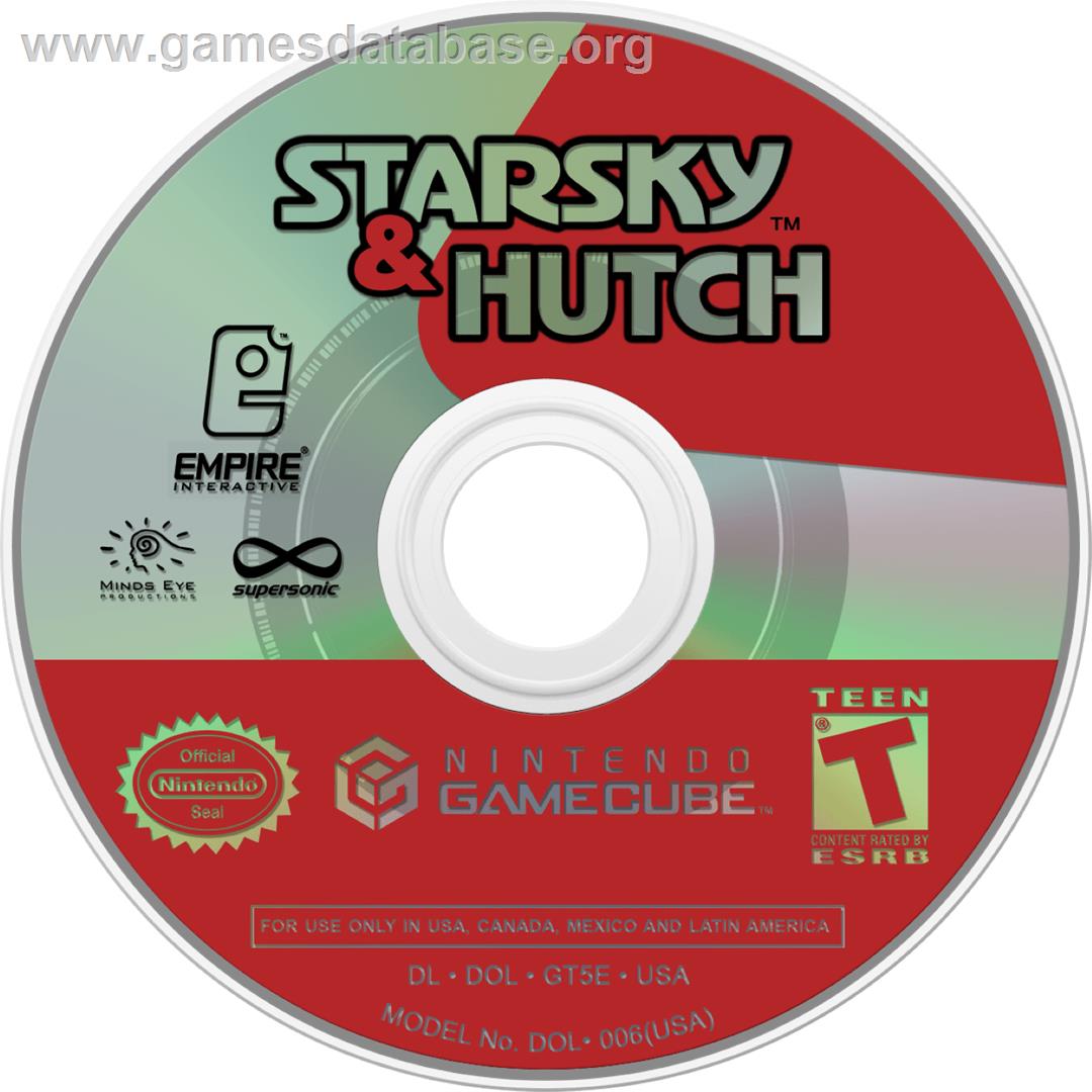 Starsky And Hutch - Nintendo GameCube - Artwork - Cartridge