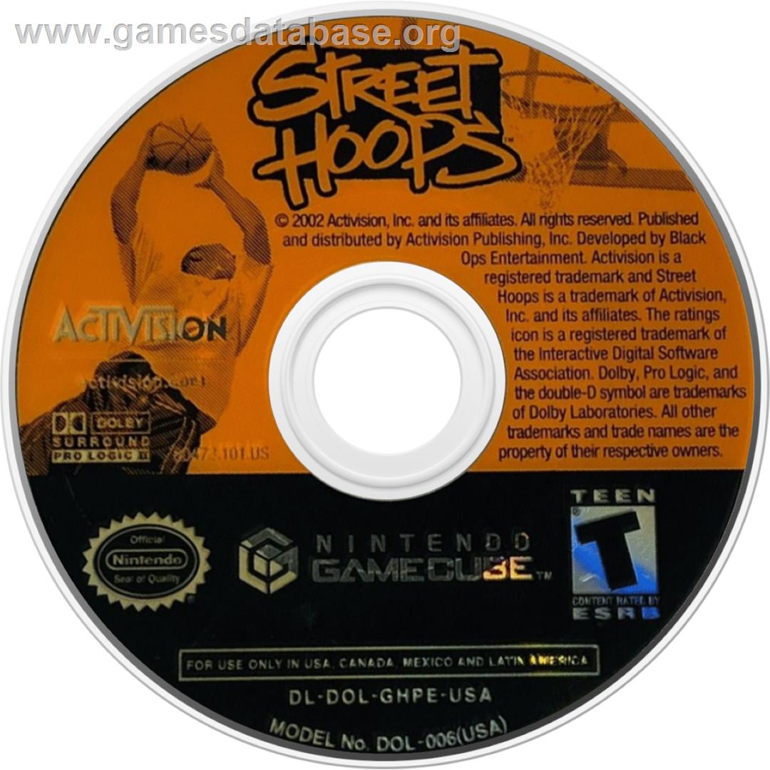 Street Hoops - Nintendo GameCube - Artwork - Cartridge