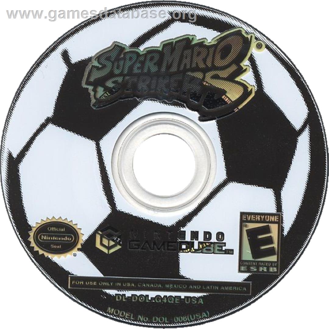 Super Mario Strikers - Nintendo GameCube - Artwork - Cartridge