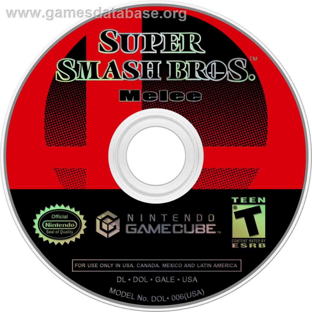 Super Smash Bros. Melee - Nintendo GameCube - Artwork - Cartridge