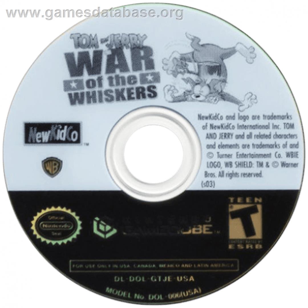 Tom And Jerry In War Of The Whiskers - Nintendo GameCube - Artwork - Cartridge