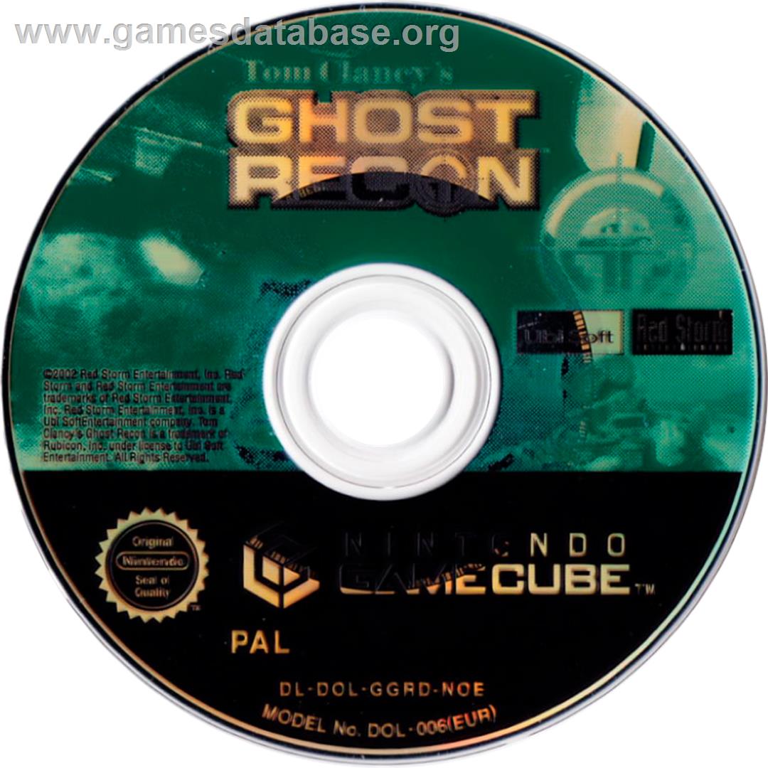 Tom Clancy's Ghost Recon - Nintendo GameCube - Artwork - Cartridge