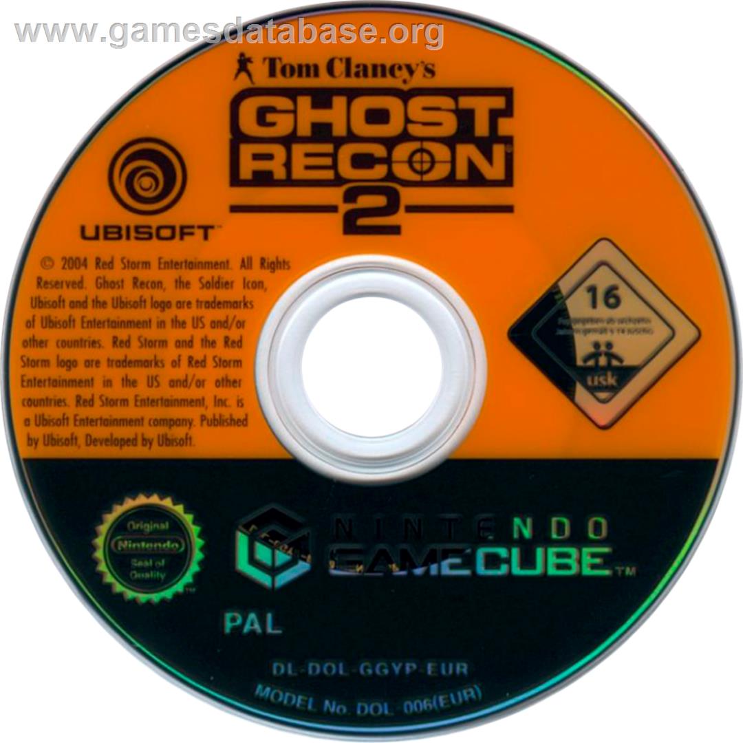 Tom Clancy's Ghost Recon 2 - Nintendo GameCube - Artwork - Cartridge
