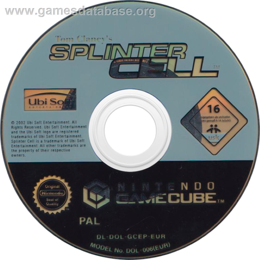 Tom Clancy's Splinter Cell: Pandora Tomorrow - Nintendo GameCube - Artwork - Cartridge