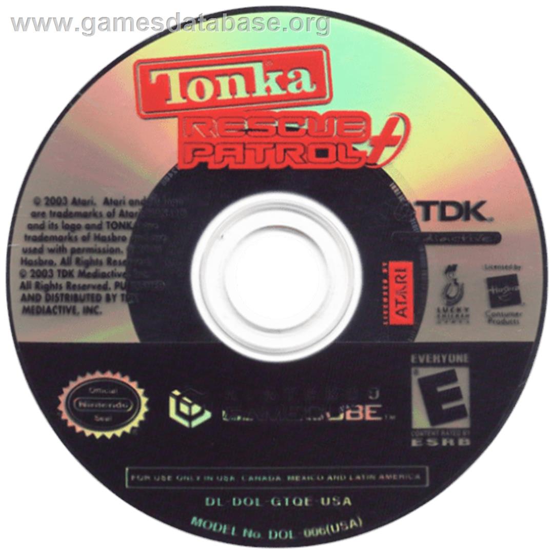 Tonka - Rescue Patrol - Nintendo GameCube - Artwork - Cartridge