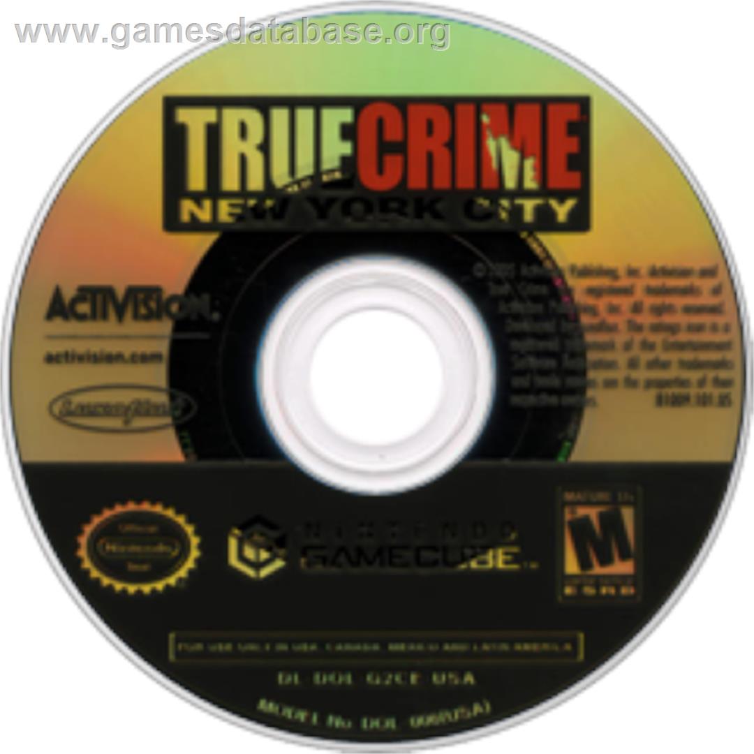 True Crime: New York City - Nintendo GameCube - Artwork - Cartridge