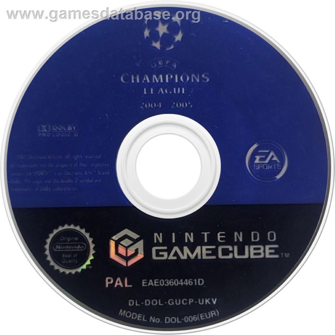 UEFA Champions League 2004-2005 - Nintendo GameCube - Artwork - Cartridge