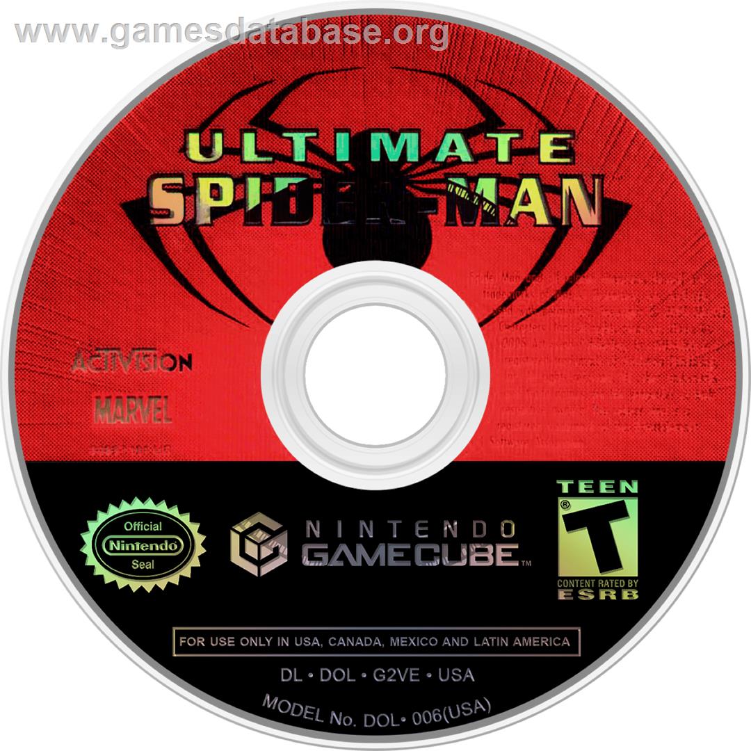 Ultimate Spider-man - Nintendo GameCube - Artwork - Cartridge