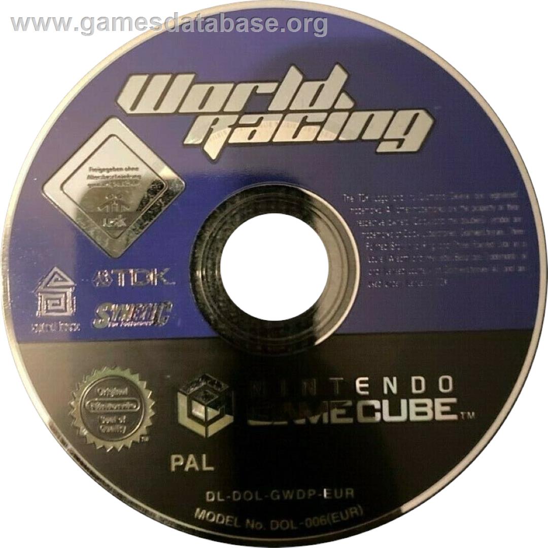 World Racing - Nintendo GameCube - Artwork - Cartridge