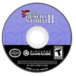 Artwork on the Disc for Conflict: Desert Storm II: Back to Baghdad on the Nintendo GameCube.