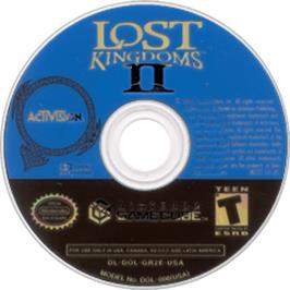 Artwork on the Disc for Lost Kingdoms 2 on the Nintendo GameCube.