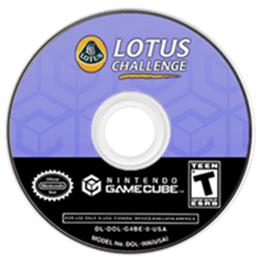 Artwork on the Disc for Lotus Challenge on the Nintendo GameCube.