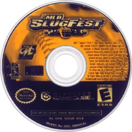 Artwork on the Disc for MLB SlugFest 20-03 on the Nintendo GameCube.